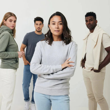 Denal recycled cotton crew neck undyed - hospitality