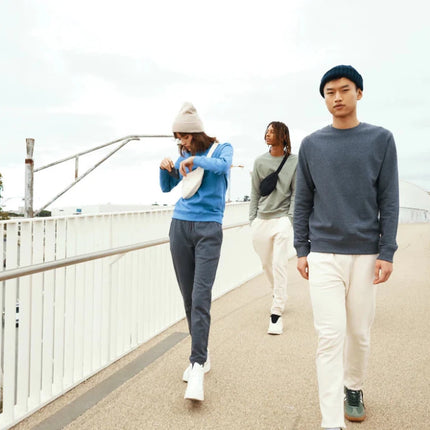 Denal recycled cotton crew neck undyed - hospitality