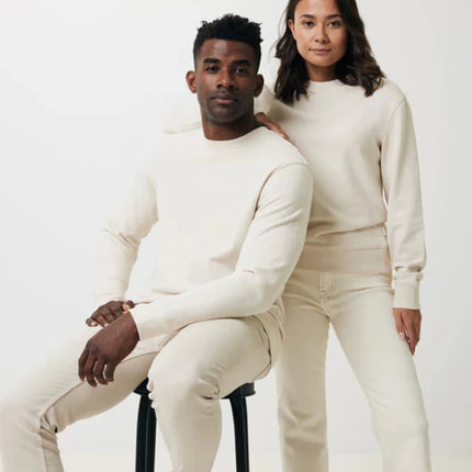 Denal recycled cotton crew neck undyed - hospitality