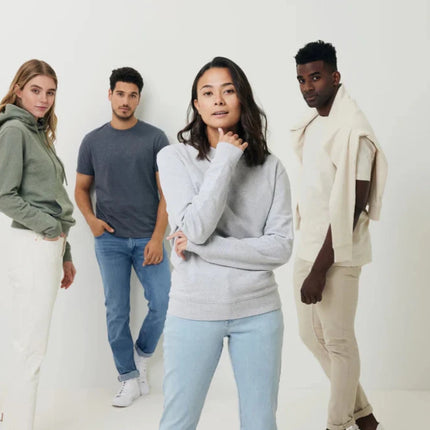 Denal recycled cotton crew neck undyed - hospitality