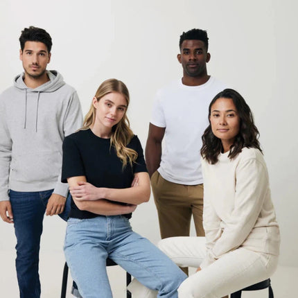 Denal recycled cotton crew neck undyed - hospitality