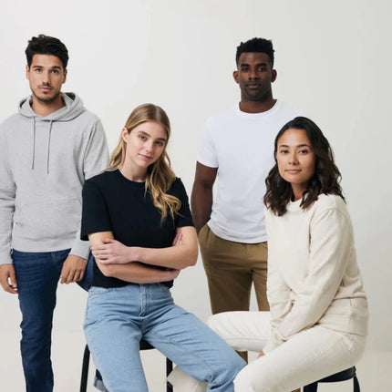 Denal recycled cotton crew neck undyed - hospitality