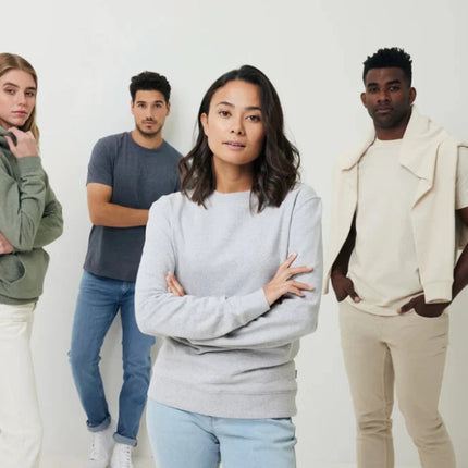 Denal recycled cotton crew neck undyed - hospitality