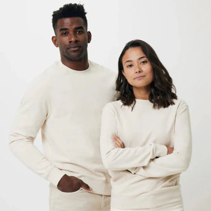 Denal recycled cotton crew neck undyed - hospitality