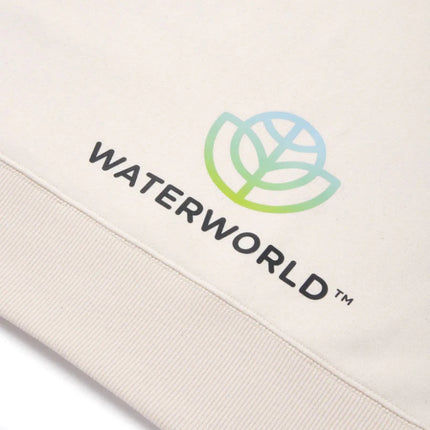 Denal recycled cotton crew neck undyed - hospitality