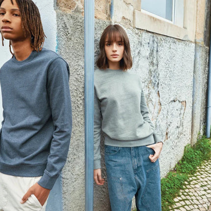 Denal recycled cotton crew neck undyed - hospitality
