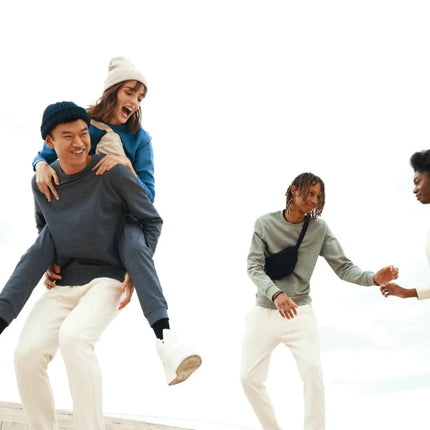 Denal recycled cotton crew neck undyed - hospitality
