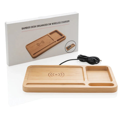 desk organiser 5W wireless charger - hospitality