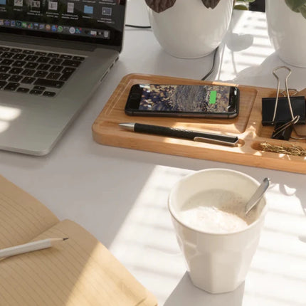 desk organiser 5W wireless charger - hospitality