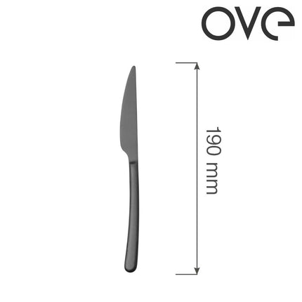 Dessert knife Amarone Black, OVE, 190 mm - hospitality