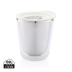 Stainless steel,Acrylonitrile styrene (AS) / white / 10.2 x ø 8.5 cm