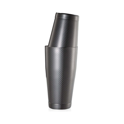 Diamond Lattice shaker/tin set, black, Barfly, 830/530ml - hospitality