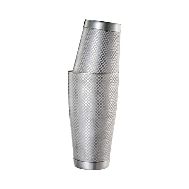 Diamond Lattice shaker/tin set, stainless steel, Barfly - hospitality
