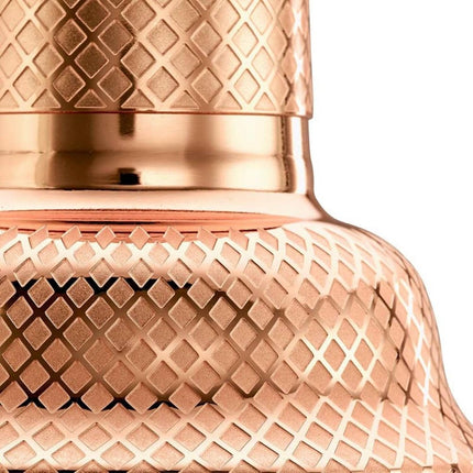 Diamond Lettice Japanese style 3-piece cocktail shaker, copper, 700ml - hospitality