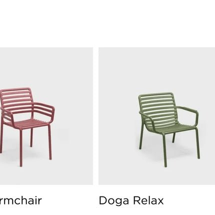 Nardi Doga High Stool 75cm in Agave – slatted outdoor bar stool in sage green