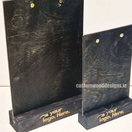 Double Sided Info Display - A4 Black x10 - hospitality