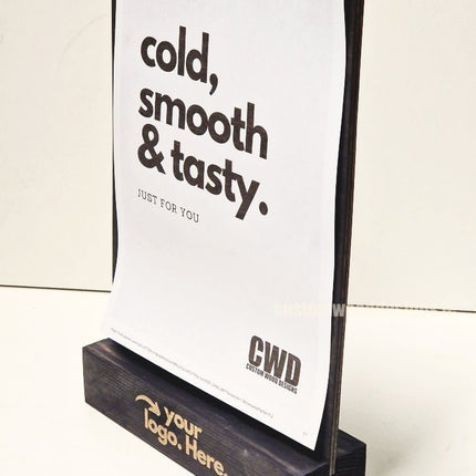 Double Sided Info Display - A5 Black x10 - hospitality