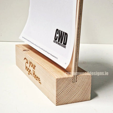 Double Sided Info Display - A5 Natural x10 - hospitality