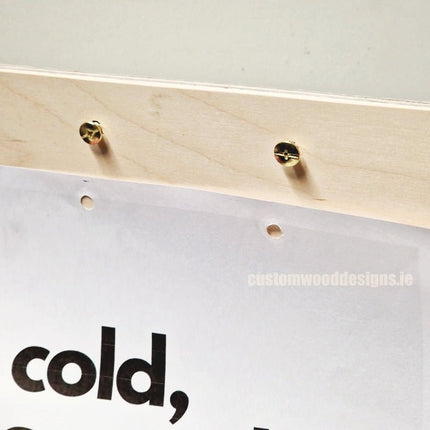 Double Sided Info Display - A5 Natural x10 - hospitality