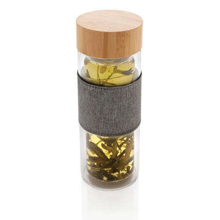 Double wall borosilicate glass bottle - hospitality
