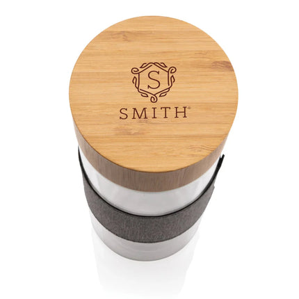 Double wall borosilicate glass bottle - hospitality