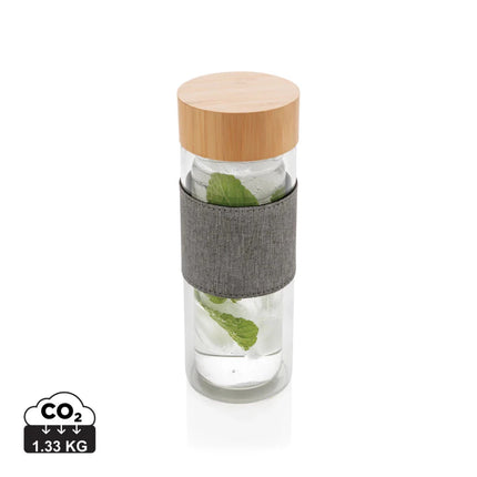 Double wall borosilicate glass bottle - hospitality