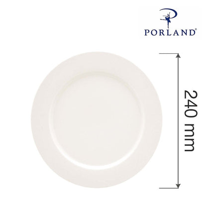 Dove flat rim plate, 240mm - hospitality