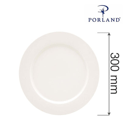 Dove flat rim plate, 300mm - hospitality