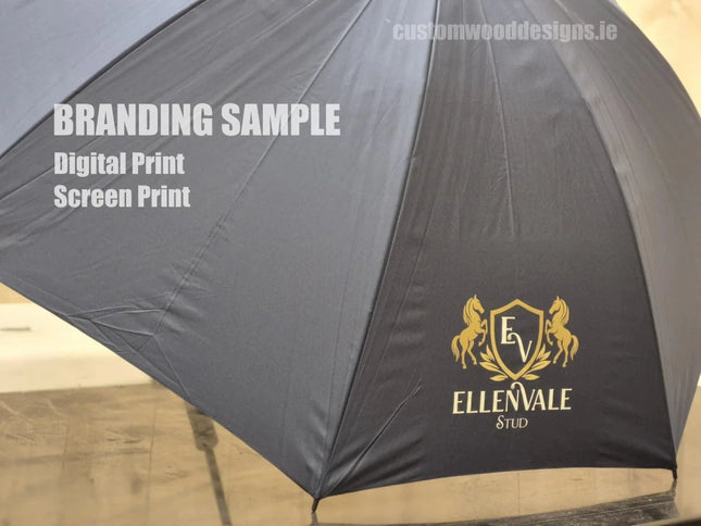 Eco Atelier Recycled PET 21 Inch Foldable Umbrella Heritage Collection Hand Finished Craftsmanship - hospitality