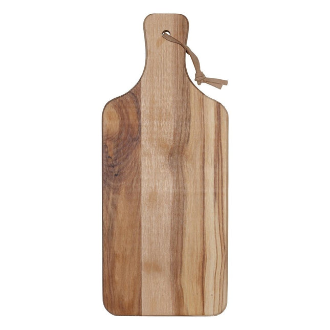 Eco Friendly Rubber Wood Plywood Serving Board With Handle 36x15 cm Kitchen Pack Of 50 - hospitality