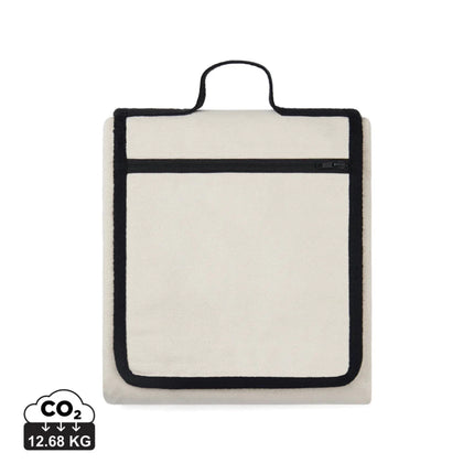 Ecoluxe Heritage Collection Recycled Canvas Picnic Blanket With Undyed Craftsmanship - hospitality