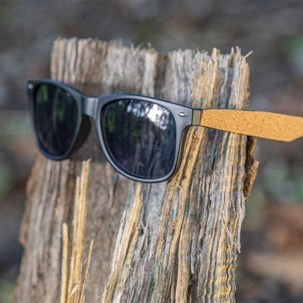 EcoNova Recycled Plastic Sunglasses - Cork Detailing Pack Of 100 For Eco Friendly Everyday Style - hospitality