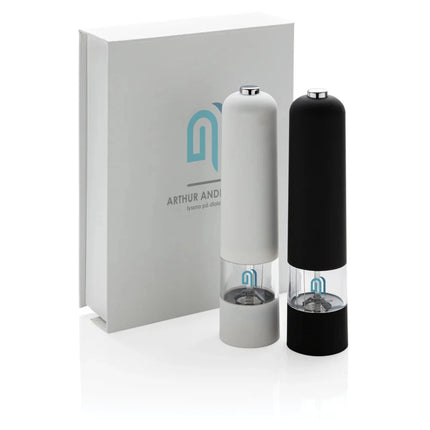 Electric pepper and salt mill set - hospitality