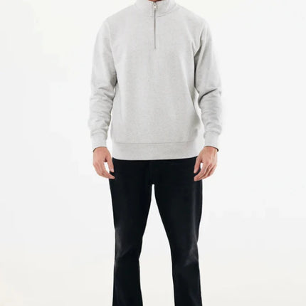 Elgon recycled cotton quarter zip sweater - hospitality