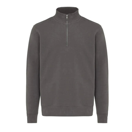 Elgon recycled cotton quarter zip sweater - hospitality