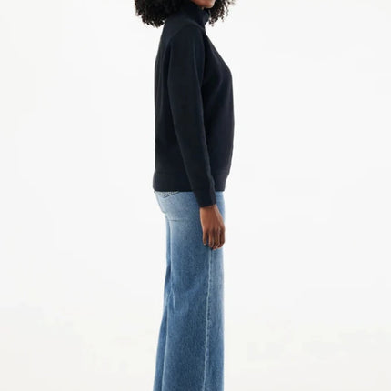 Elgon recycled cotton quarter zip sweater - hospitality