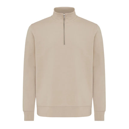 Elgon recycled cotton quarter zip sweater - hospitality