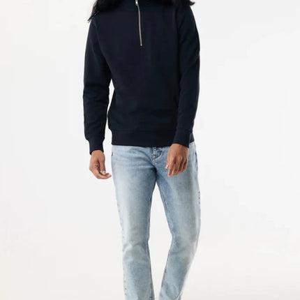 Elgon recycled cotton quarter zip sweater - hospitality