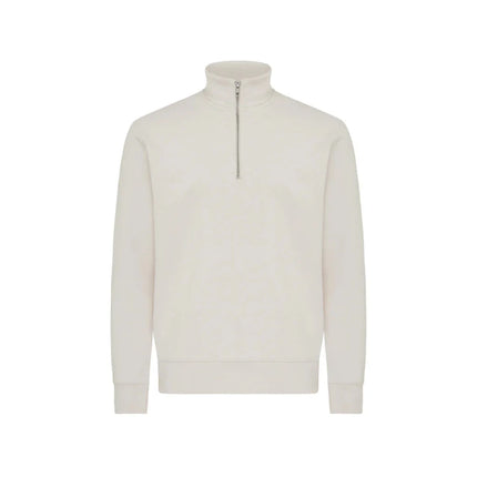Elgon recycled cotton quarter zip sweater - hospitality