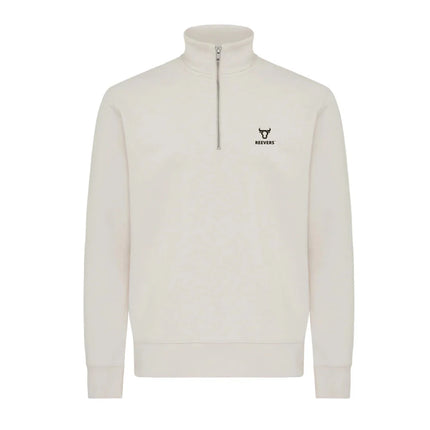 Elgon recycled cotton quarter zip sweater - hospitality