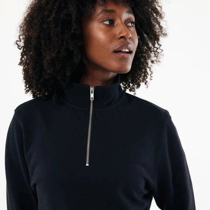 Elgon recycled cotton quarter zip sweater - hospitality
