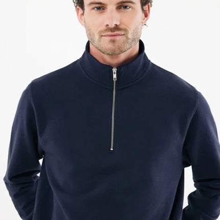 Elgon recycled cotton quarter zip sweater - hospitality