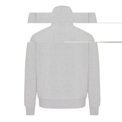Elgon recycled cotton quarter zip sweater - hospitality
