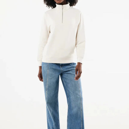 Elgon recycled cotton quarter zip sweater - hospitality