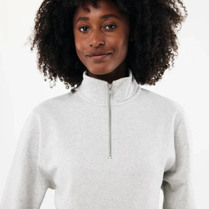 Elgon recycled cotton quarter zip sweater - hospitality