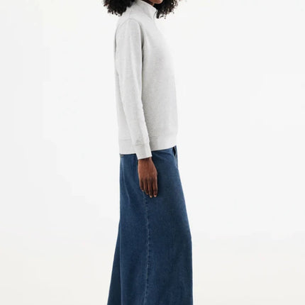 Elgon recycled cotton quarter zip sweater - hospitality