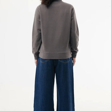 Elgon recycled cotton quarter zip sweater - hospitality