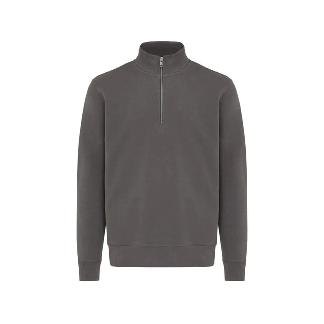 Elgon recycled cotton quarter zip sweater - hospitality
