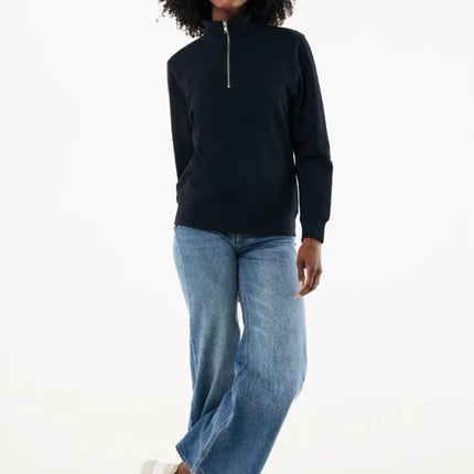 Elgon recycled cotton quarter zip sweater - hospitality