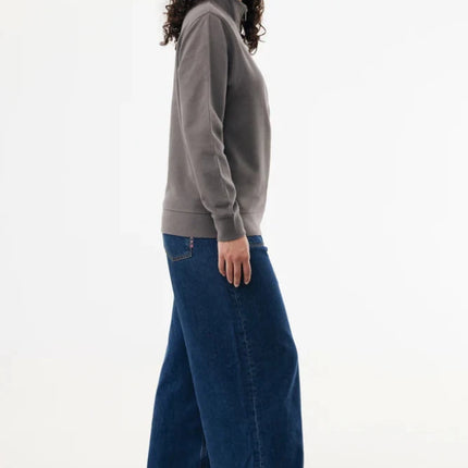 Elgon recycled cotton quarter zip sweater - hospitality